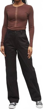 tentree High Rise Carpenter Pant In Black