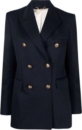 Golden Goose Stijlvolle Blazer - Dames - Blazers - Blauw - S - Wol - Jassen