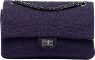 Chanel Pre-owned Shoulder Bags, female, Purple, Size: ONE SIZE Pre-owned Vintage Shoulder Bag