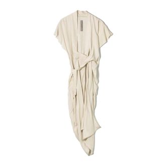 Rick Owens Woven Dress - female - Rick Owens - Midi Dresses - White - S - Dresses