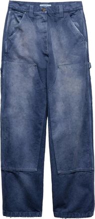 Prada Cargo con logo triangolare - Blu