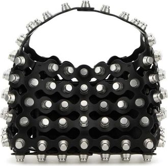 Alexander Wang Embellished Leather Small Rex Handbag