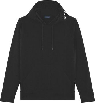 Paul & Shark Katoenen Hoodie met Print - Heren - Hoodies - Zwart - M - Katoen - Hoodies & sweatvesten