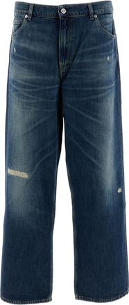Our Legacy Faded Blue Vast Cut Cotton Wide-Leg Jeans
