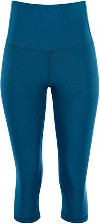 Winshape Leggings WINSHAPE 3/4 Functional Comfort HWL217C, Damen, Gr. XXL, Normalgr&ouml;ssen, gr&uuml;n (teal gr&uuml;n), 85% Polyester, 15% Elasthan, Hosen Leggings, mit V-