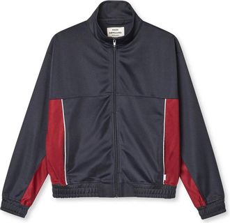 Mads Norgaard Parisian Night Stijlvolle Jurk - Dames - Vesten met rits - Blauw - S - Hoodies & sweatvesten