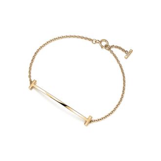 Tiffany & Co. Tiffany T Smile Bracelet in Yellow Gold - Size Medium