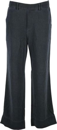 Mason's New York Cozy Wide Trousers - Trousers - Mujer - Azul - M