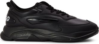 HUGO BOSS Hugo Mens Leon Runn Blub Trainers in Black - Size UK 10