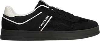 Tommy Hilfiger Zwart en Wit Urban Sneakers - Dames - Sneakers - Zwart - 37 EU - Schoenen