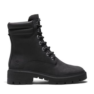 Timberland Womens Timberland Cortina Valley Mid-Lace Up Waterproof Boot in Black