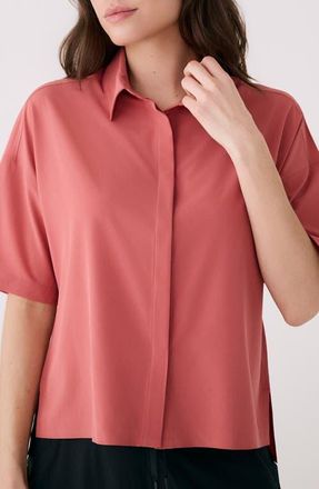 Lole Olivie Boxy Shirt in Terra Rosa at Nordstrom, Size Xx-Large