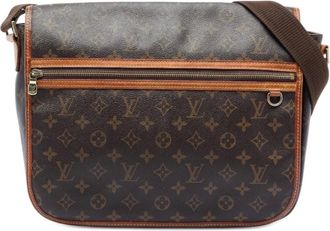 Louis Vuitton Pre-owned Cross Body Bags, female, Brown, Size: ONE SIZE Pre-owned Vintage Monogram Canvas Messenger Bag