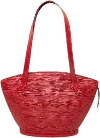 Louis Vuitton Pre-owned Epi Tote Bag - Dames - Vintage Schoudertas - Rood - ONE Size - Leer - Vintage