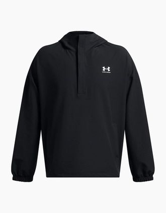 Under Armour Mens Hooded Neck Long Sleeve Top - Black - Size: 38