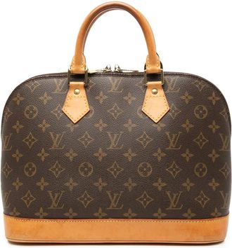 Louis Vuitton Borsa a mano Alma PM con monogramma 2002 - Marrone