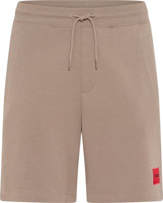 HUGO BOSS Sweatshorts HUGO Diz, Herren, Gr. XXL, N-Gr, light, pastel braun237, Sweatware, Obermaterial: 100% Baumwolle, unifarben, regular fit knielang, Hosen S