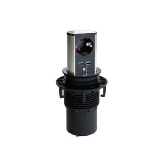 Bachmann Columna Toma Elevator 1xcee7/3 1xusb Cargar Strom 2m