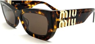 Miu Miu Dames, Accessoires, Bruin, Maat: 53 MM