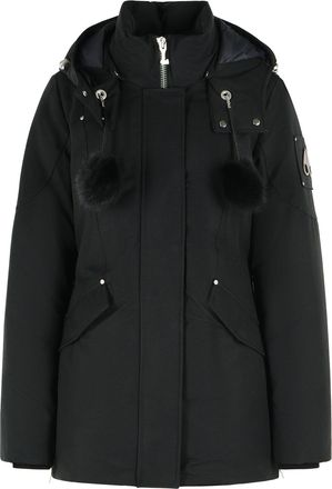 Moose Knuckles Original 3Q 2.0 Black Cotton Blend Down Jacket