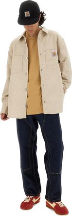 Carhartt Work in Progress Cotton-Linen Canvas Shirt - Ivory