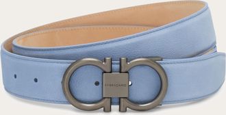 Ferragamo Uomo Cintura regolabile Gancini Blu