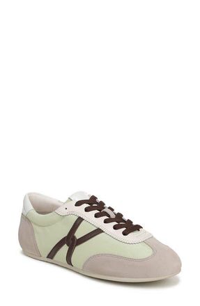 Veronica Beard Riviera Sneaker in Pistachio/Dark Brown at Nordstrom, Size 7.5