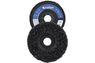 cofan Pack 5 Discos De Vell&oacute;n Para Limpieza 115mm Con Eje 22,23mm