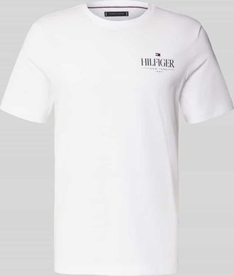 Tommy Hilfiger Regular Fit T-Shirt aus reiner Baumwolle in Weiss, Größe XXXL