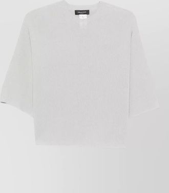 Fabiana Filippi relaxed crew neck lightweight knit top