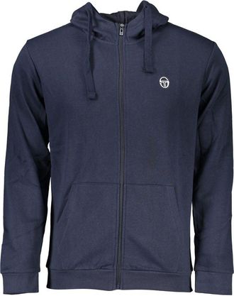 Sergio Tacchini Blauw Katoenen Mannen Trui