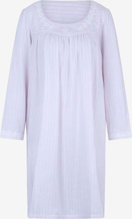 Celestine Gestreiftes Nachthemd aus Baumwolle Josie