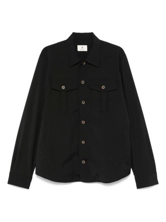 Myths wool-blend jacket - Black
