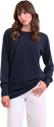 Celtic & Co. Geelong Slash Neck Sweater in Dark Navy at Nordstrom, Size X-Large