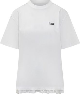 Rotate White Logo Crew Neck T-Shirt