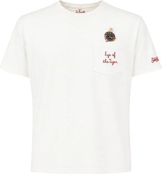 MC2 Saint Barth Austin T-shirt - Heren - T-shirts - Wit - L - Katoen - Tops