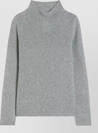 Max Mara knit sweater long sleeves mock neck