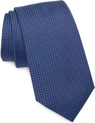 Calvin Klein Alice Micro Solid Tie in Navy at Nordstrom Rack