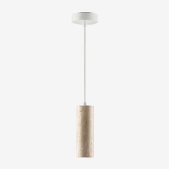 Sklum L&aacute;mpara De Techo Colgante &Oslash;6,5 Cm En Travertino Davise Sklum