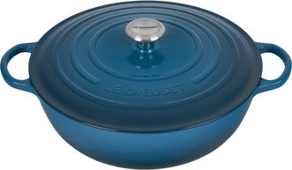 LE CREUSET Signature 7.5-Quart Enameled Cast Iron Brazier in Deep Teal at Nordstrom