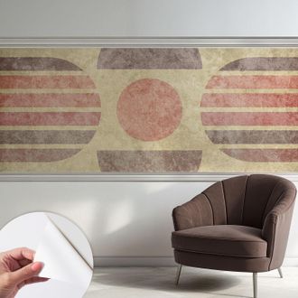 Tulup Carta Da Parati Autoadesiva - Impermeabile - Murale Da Parete - Decorazione Murale - Forme Geometriche 250x104 Cm