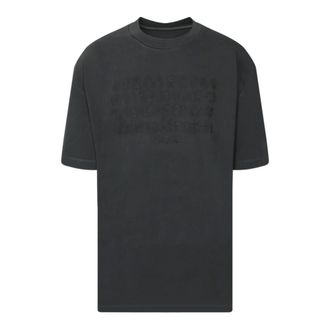 Maison Margiela T-Shirts, male, Black, Size: S Black T-Shirt for Men Stylish Fit