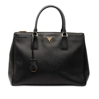 Prada Black Leather Tote Bag (Pre-Owned)