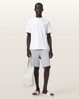 AllSaints Cotton/Modal Helix Cotton Blend Sweat Shorts, Size: XXL