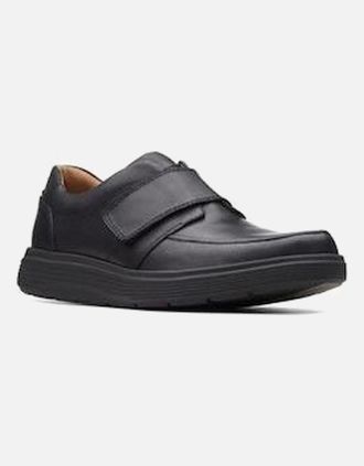 Clarks Mens Clarks Un Abode Strap black Extra Wide - Size: 10.5/EXTRA wide h