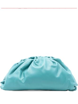 Bottega Veneta 2013-2025 Lambskin The Pouch clutch bag - Blu
