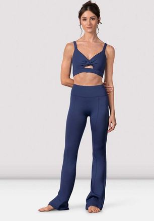 Bloch BLOCH Ladies Charotte Flared Legging, Eclipse Blue