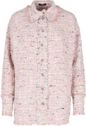 Balmain Camicia In Tweed
