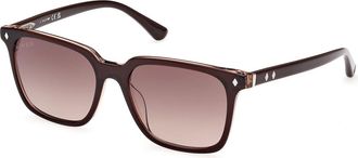 Web Eyewear Web WE0348 50F Mens Sunglasses Brown Size 53