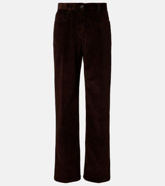 Miu Miu Cotton corduroy wide-leg pants
